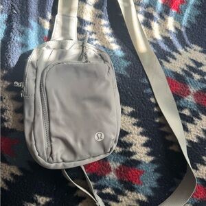 Lululemon Light Gray Belt Bag